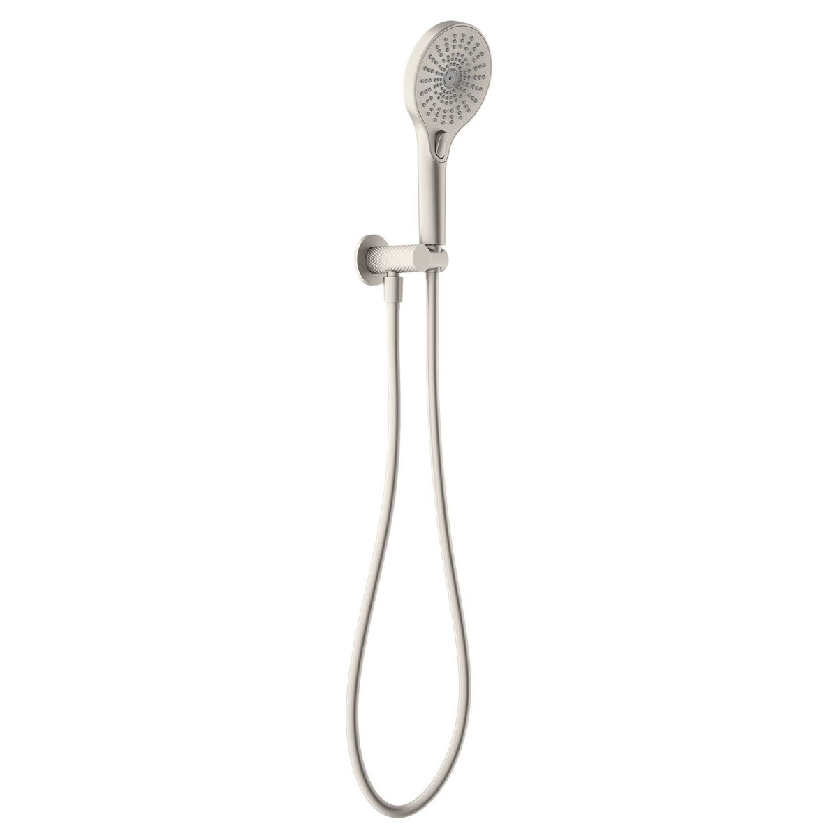 Opal Shower On Bracket - Brushed Nickel