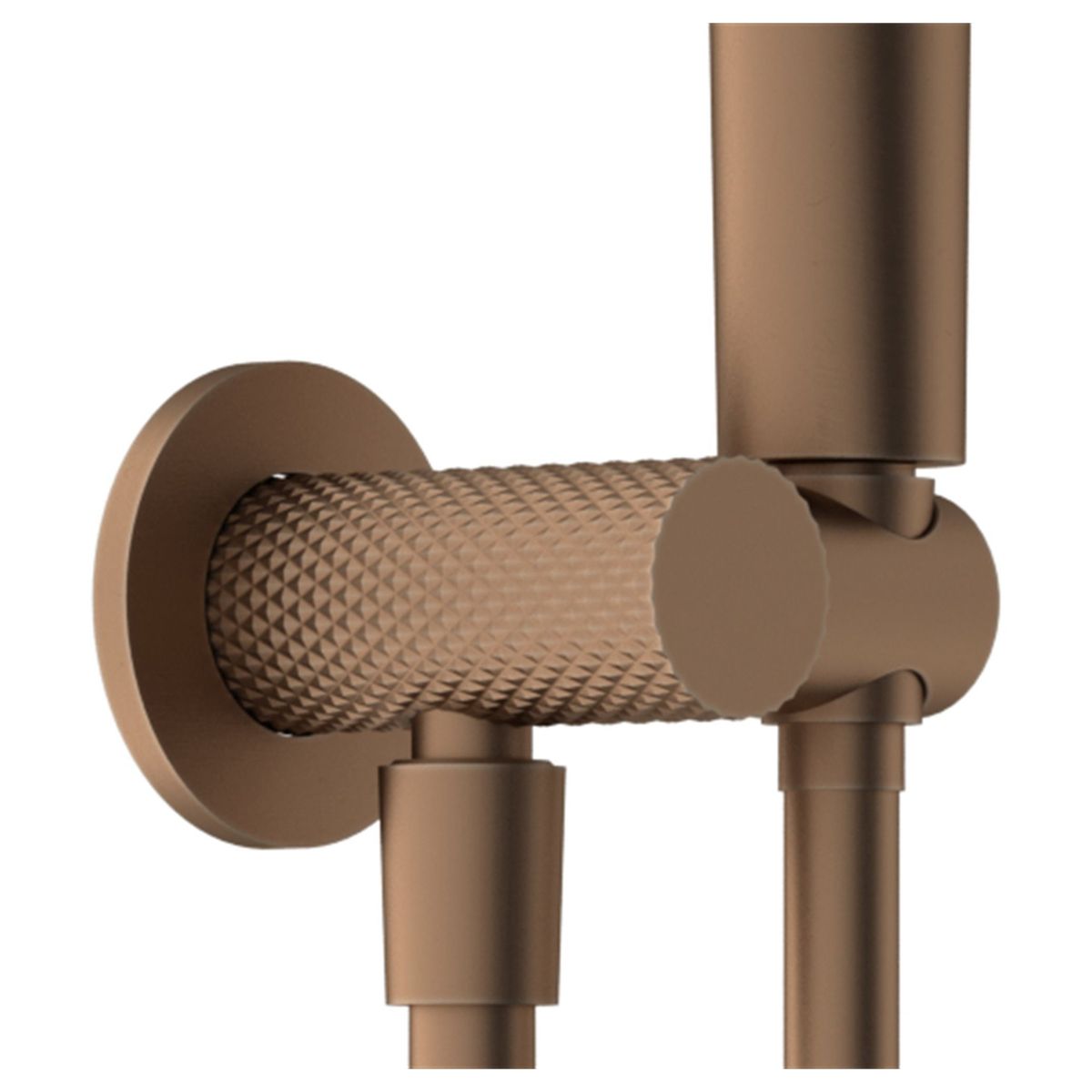 Opal Shower On Bracket - Brushed Bronze