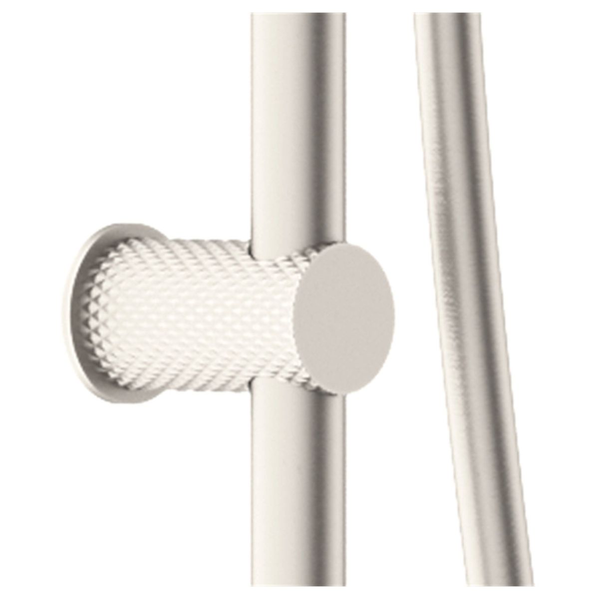 Opal Shower Rail - Brushed Nickel