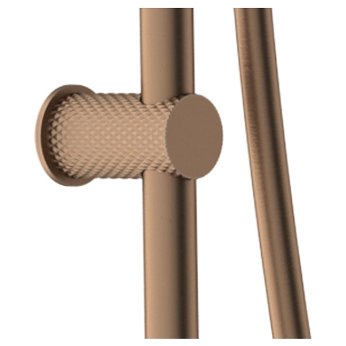 Opal Shower Rail - Brushed Bronze