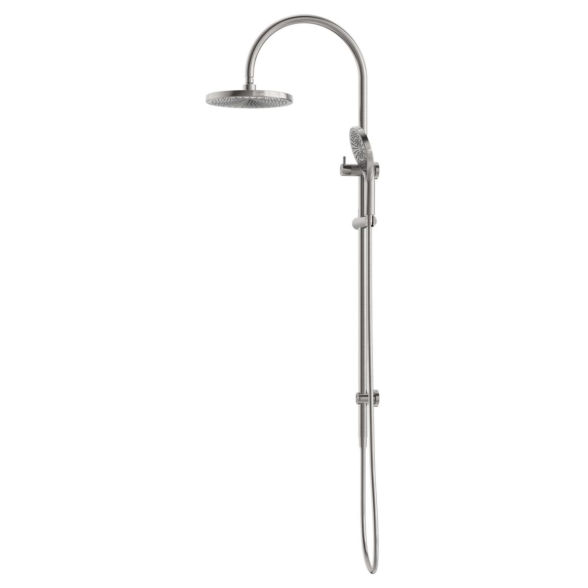 Opal Twin Shower - Brushed Nickel