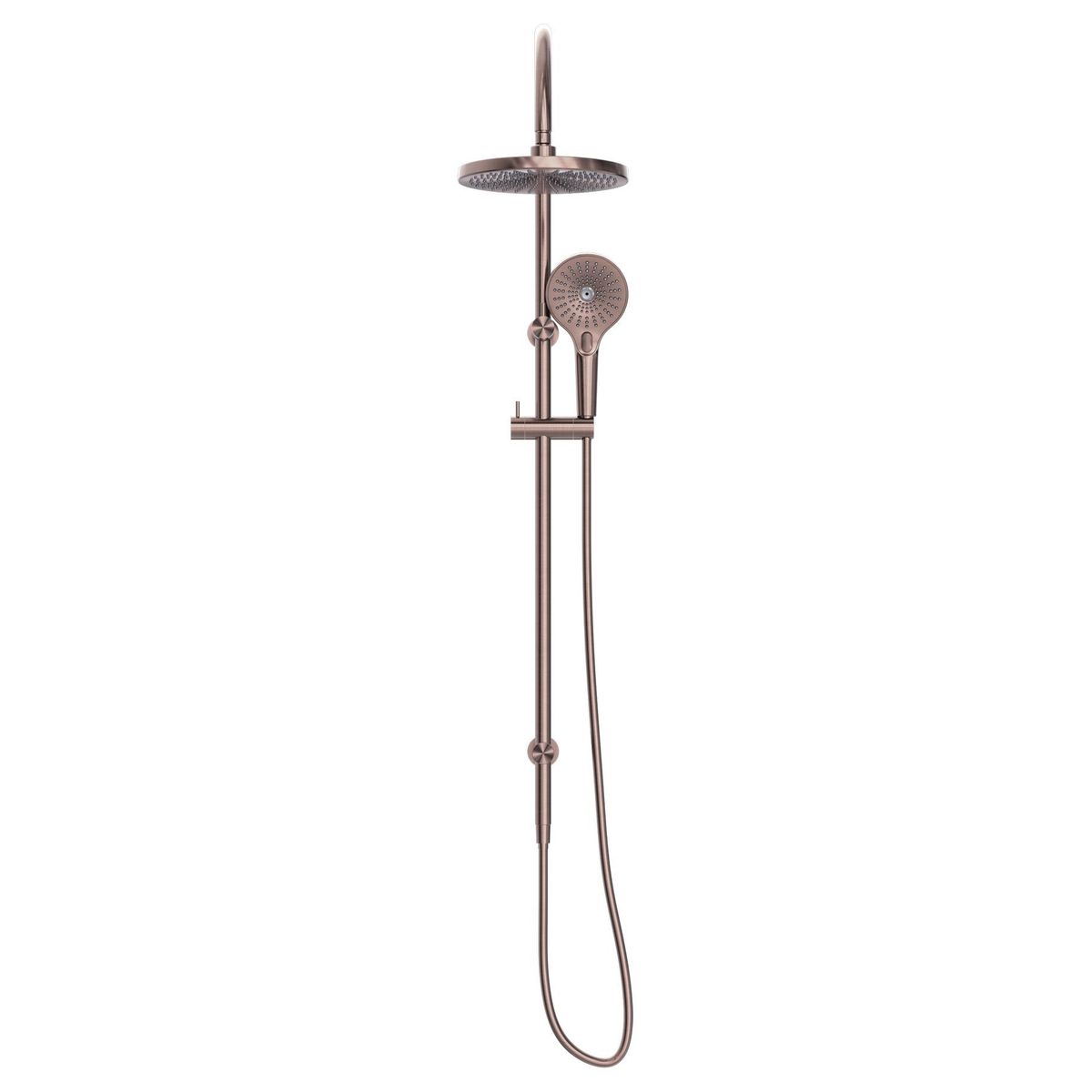 Opal Twin Shower - Brushed Bronze