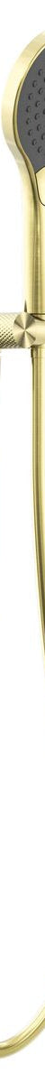 Opal Shower On Bracket With Air Shower II - Brushed Gold
