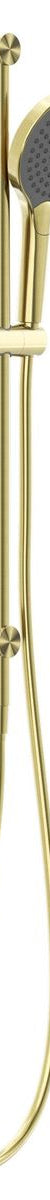 Opal Shower Rail With Air Shower II - Brushed Gold