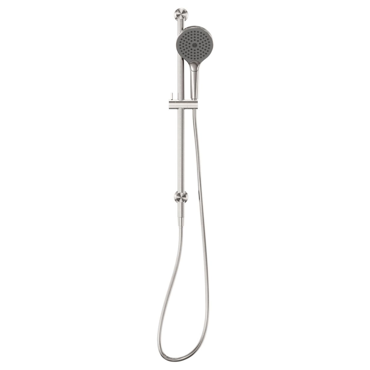 Opal Shower Rail With Air Shower II - Brushed Nickel