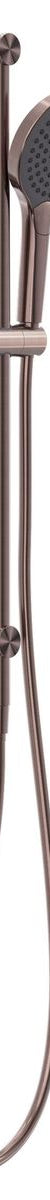 Opal Shower Rail With Air Shower II - Brushed Bronze