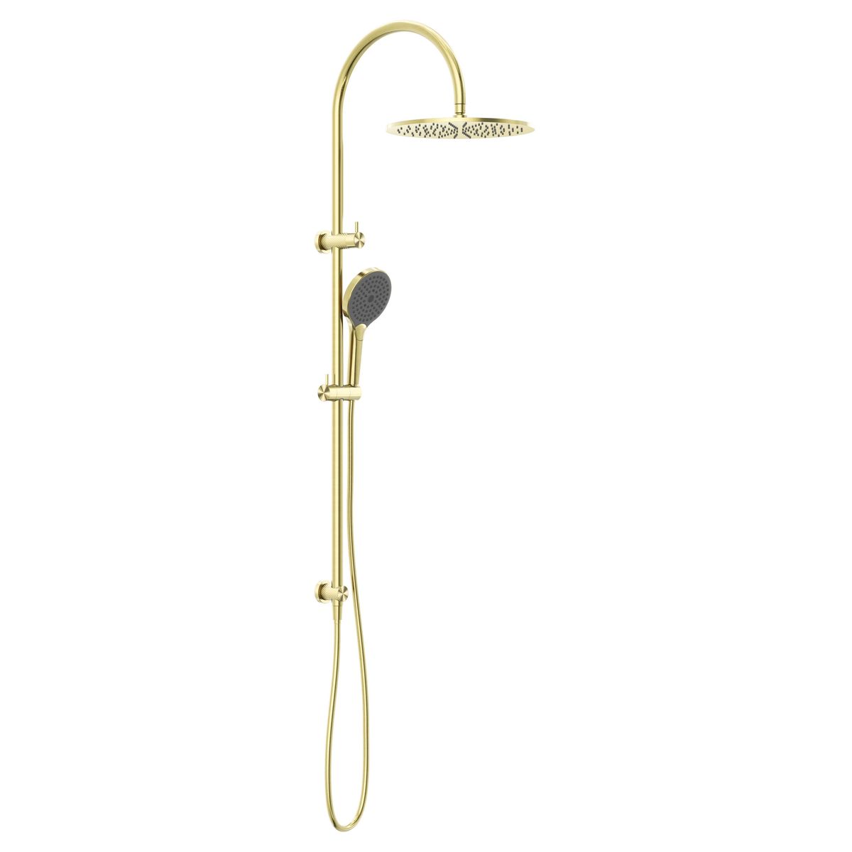 Opal Twin Shower With Air Shower II - Brushed Gold