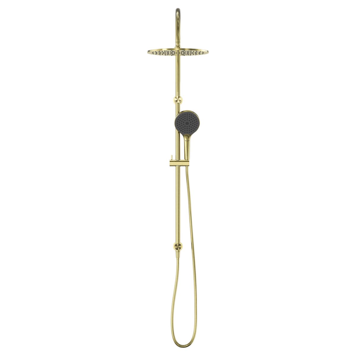 Opal Twin Shower With Air Shower II - Brushed Gold