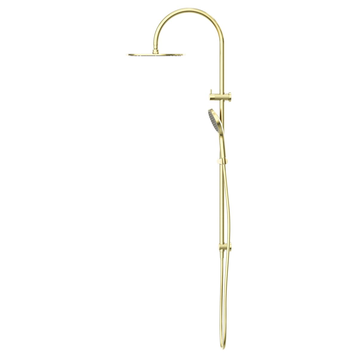 Opal Twin Shower With Air Shower II - Brushed Gold