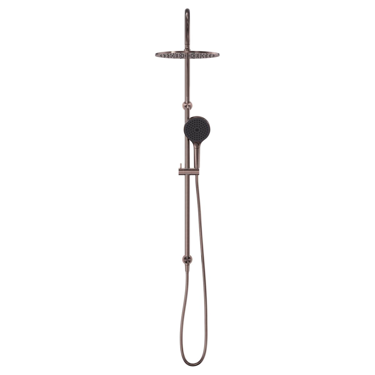 Opal Twin Shower With Air Shower II - Brushed Bronze