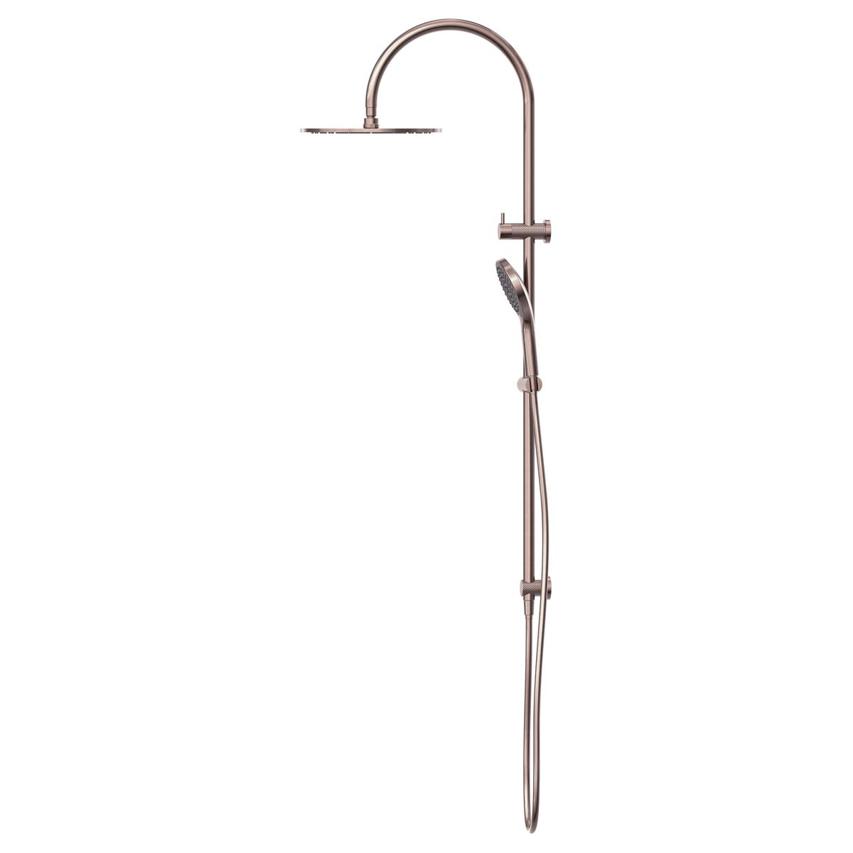 Opal Twin Shower With Air Shower II - Brushed Bronze
