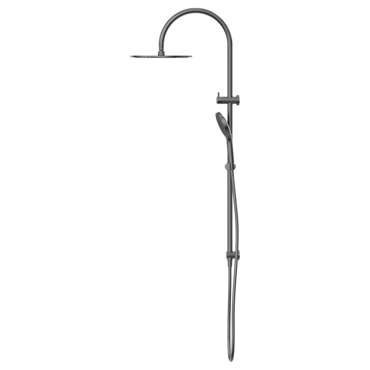 Opal Twin Shower With Air Shower II - Graphite
