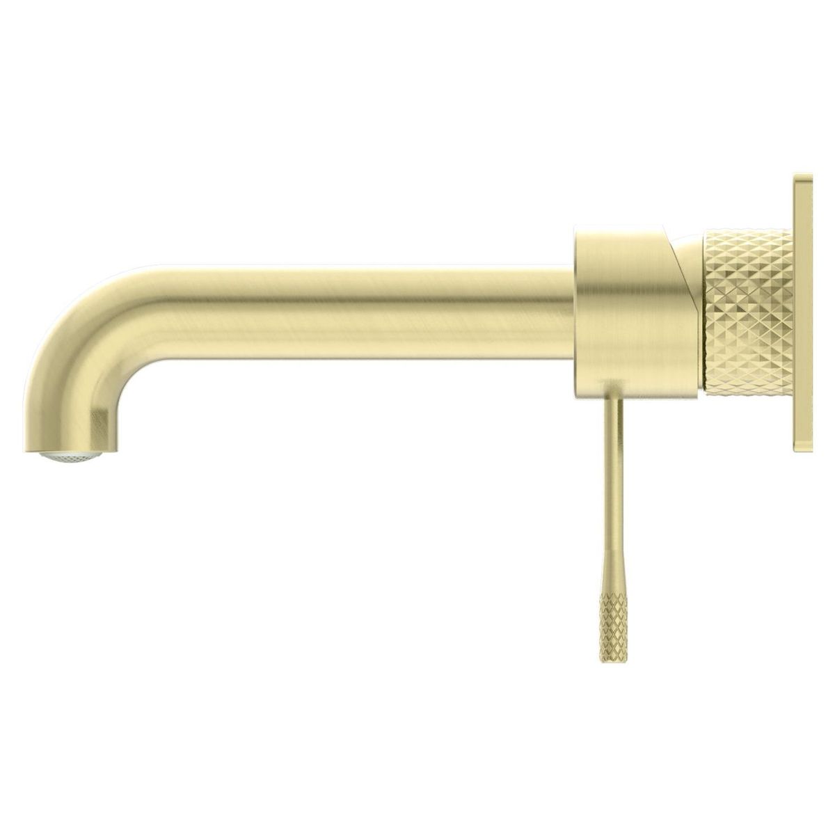 Opal Wall Basin/Bath Mixer 120mm - Brushed Gold