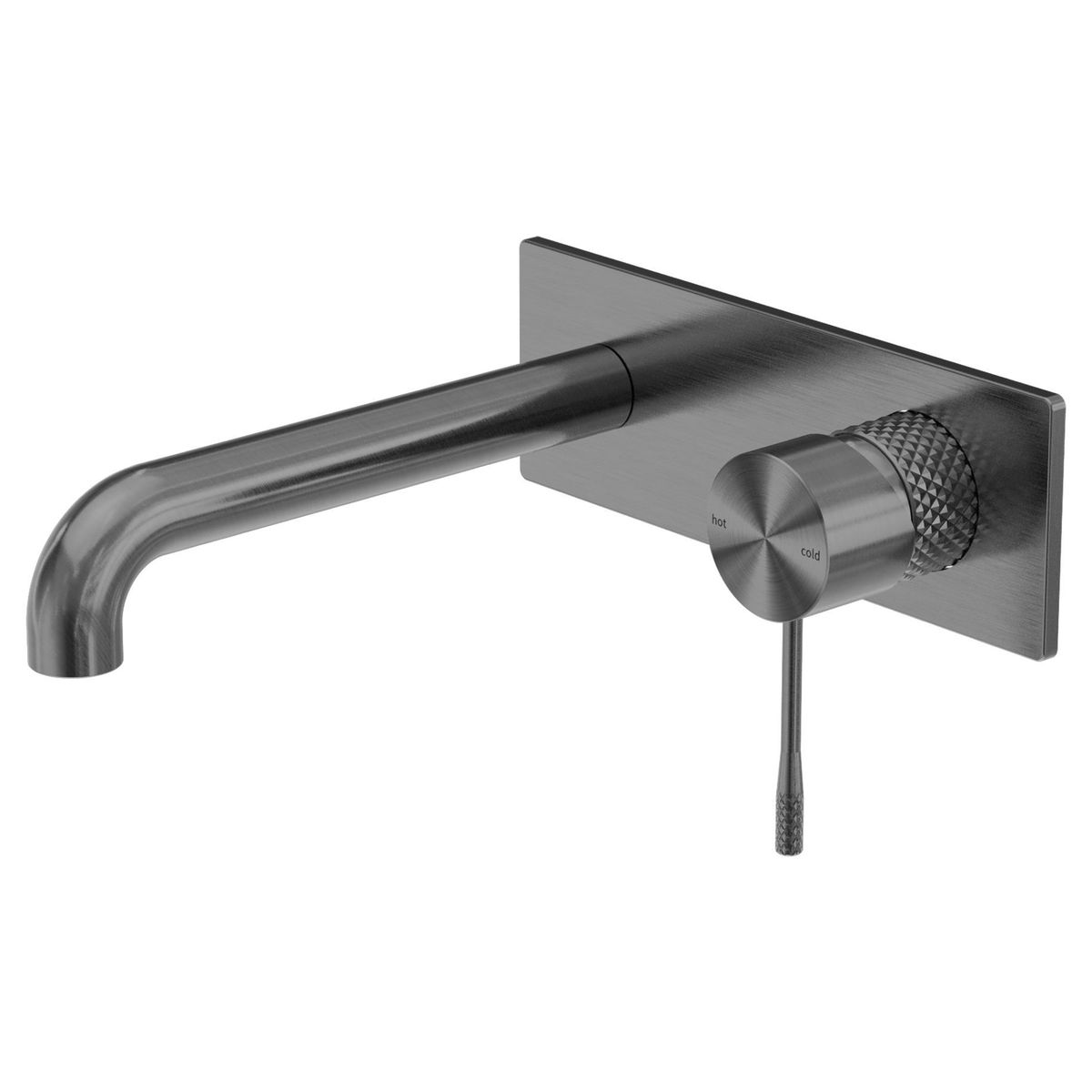 Opal Wall Basin/Bath Mixer 160mm - Graphite
