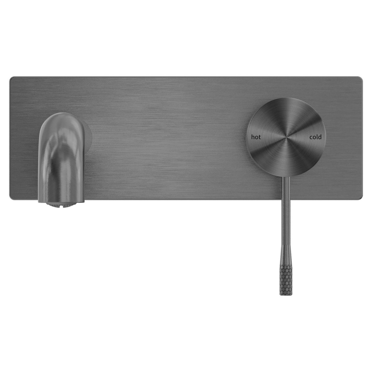 Opal Wall Basin/Bath Mixer 160mm - Graphite