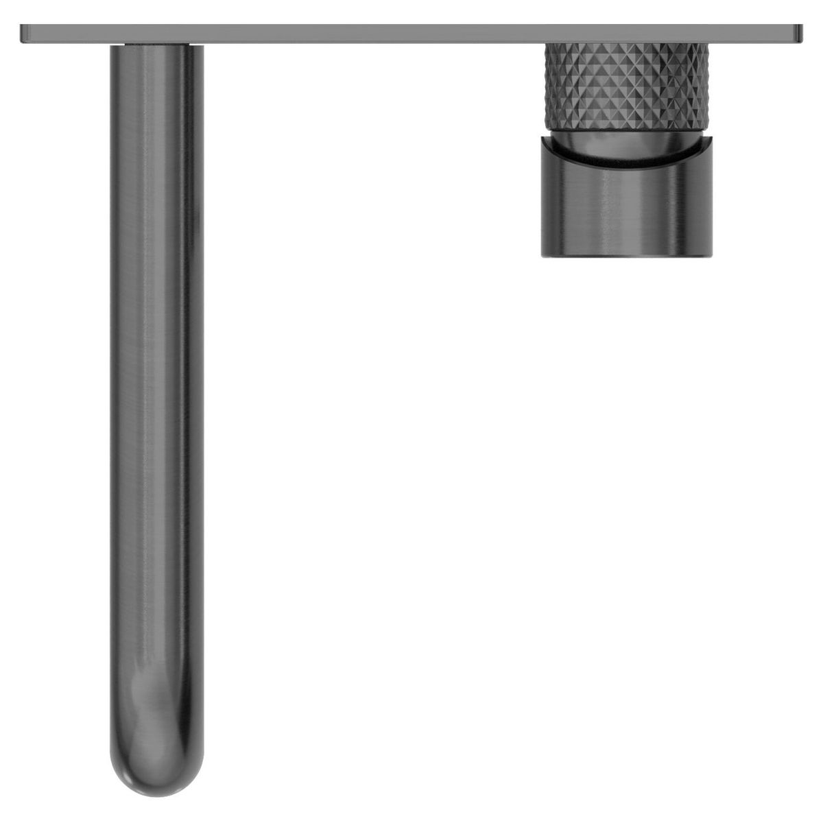 Opal Wall Basin/Bath Mixer 160mm - Graphite