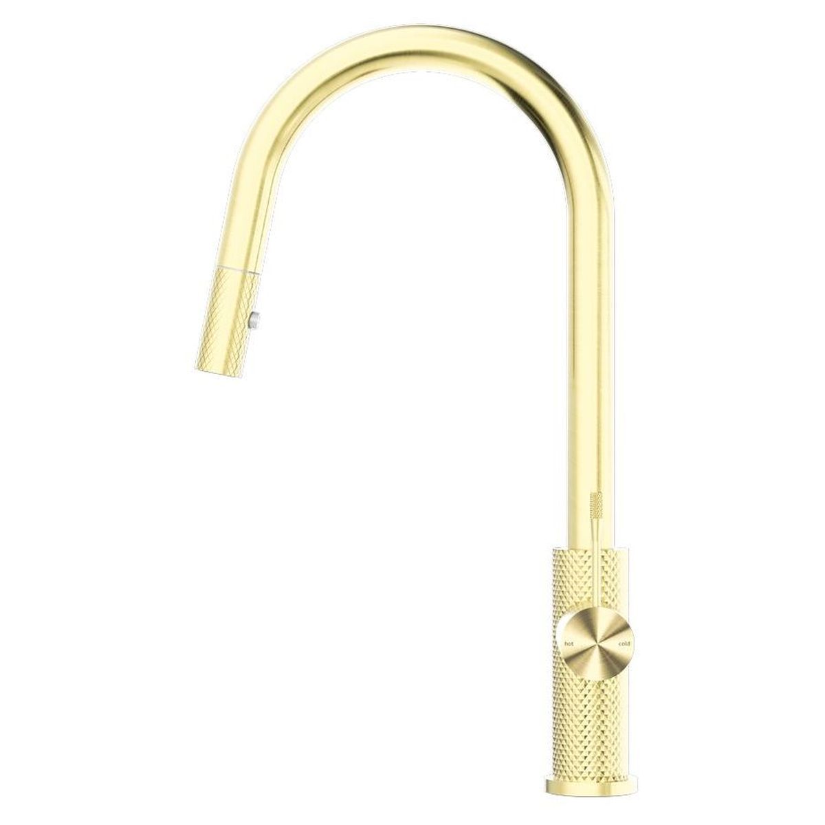 Opal Pull Out Sink Mixer With Vegie Spray Function - Brushed Gold