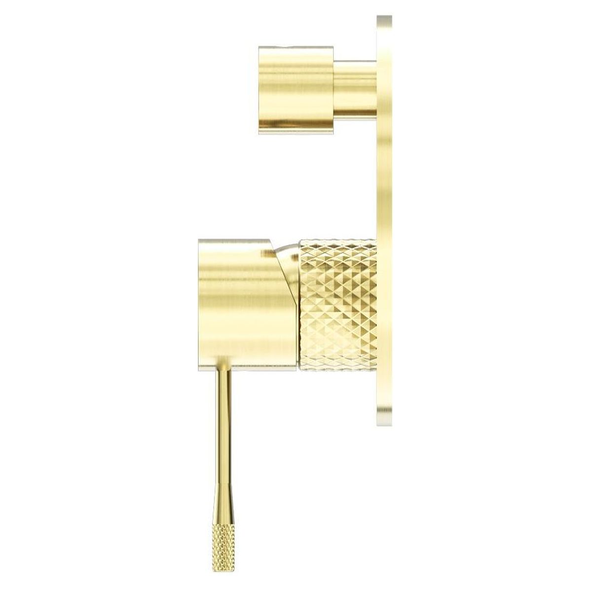 Opal Shower Mixer With Divertor - Brushed Gold