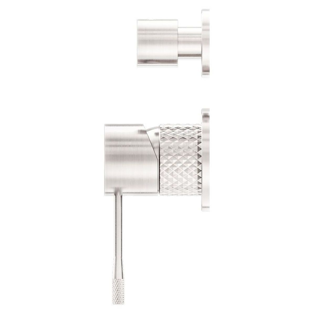 Opal Shower Mixer With Divertor Separate Plate - Brushed Nickel