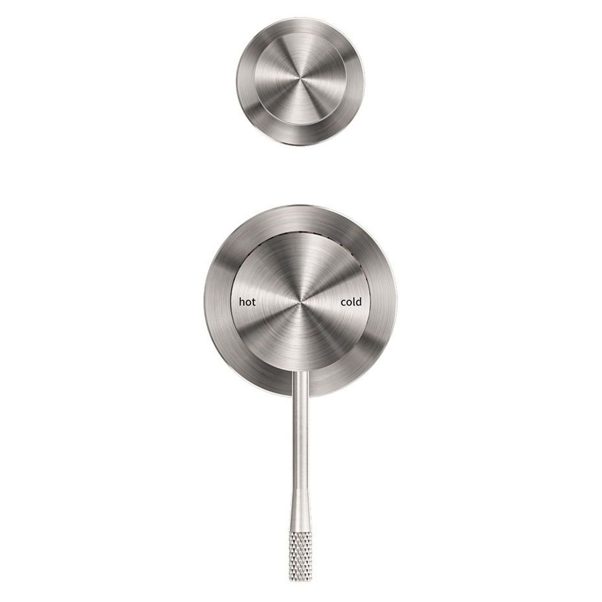Opal Shower Mixer With Divertor Separate Plate - Brushed Nickel