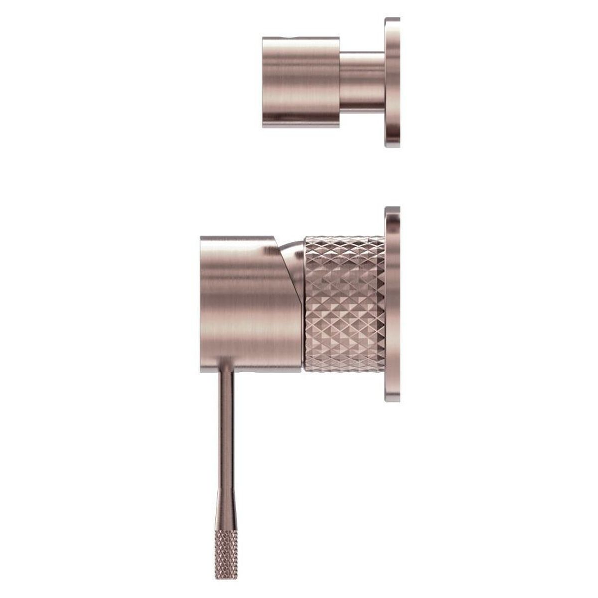 Opal Shower Mixer With Divertor Separate Plate - Brushed Bronze