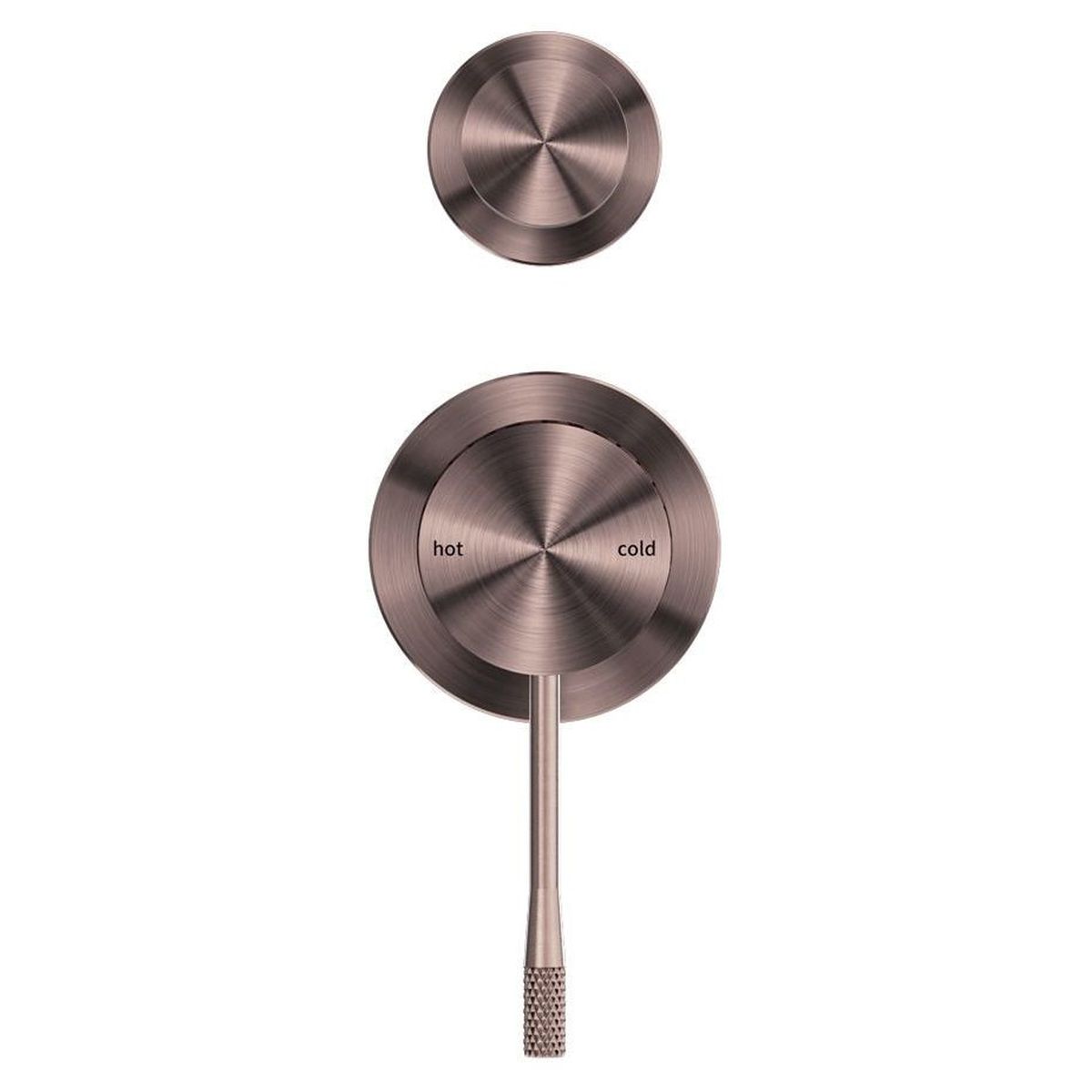 Opal Shower Mixer With Divertor Separate Plate - Brushed Bronze