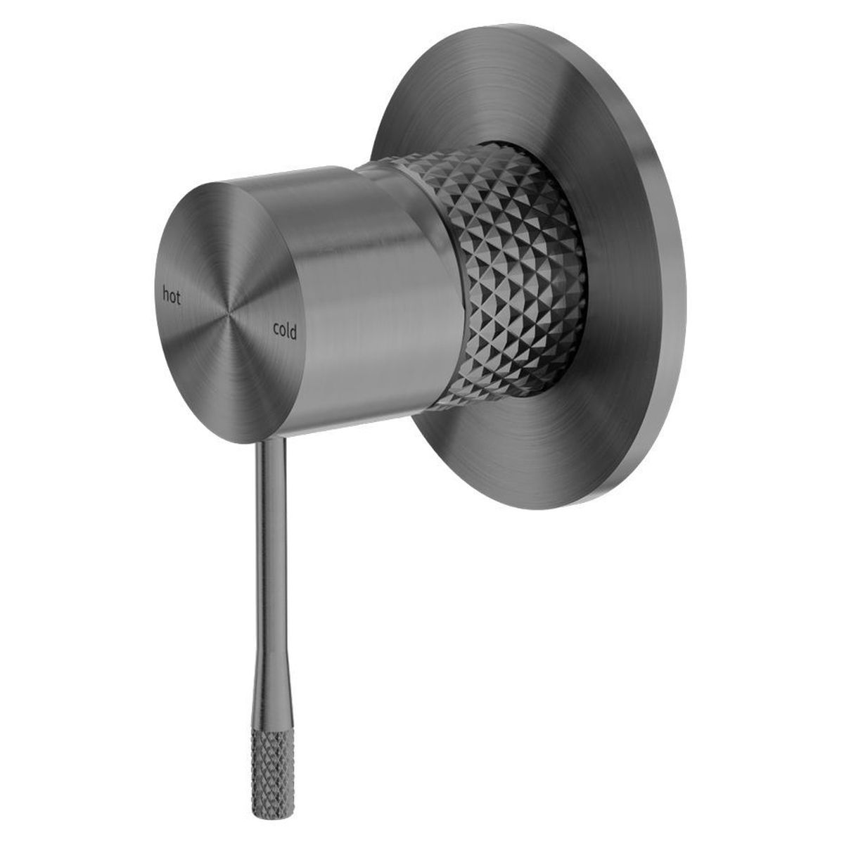 Opal Shower Mixer 80mm Plate - Graphite