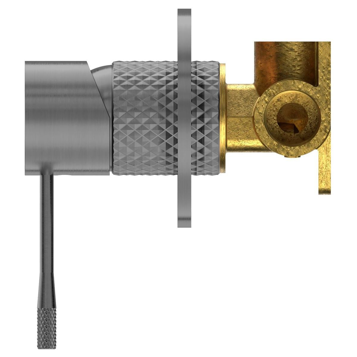 Opal Shower Mixer 80mm Plate - Graphite