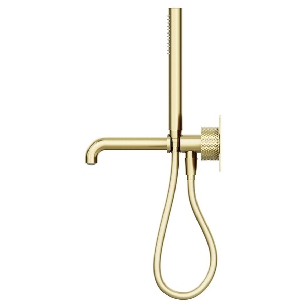 Opal Progressive Shower System With Spout 230mm - Brushed Gold