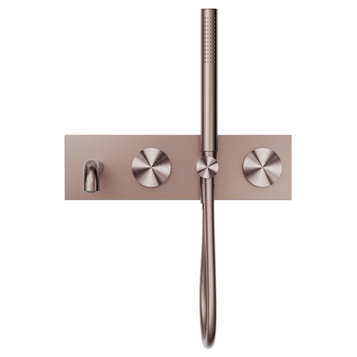 Opal Progressive Shower System With Spout 230mm - Brushed Bronze