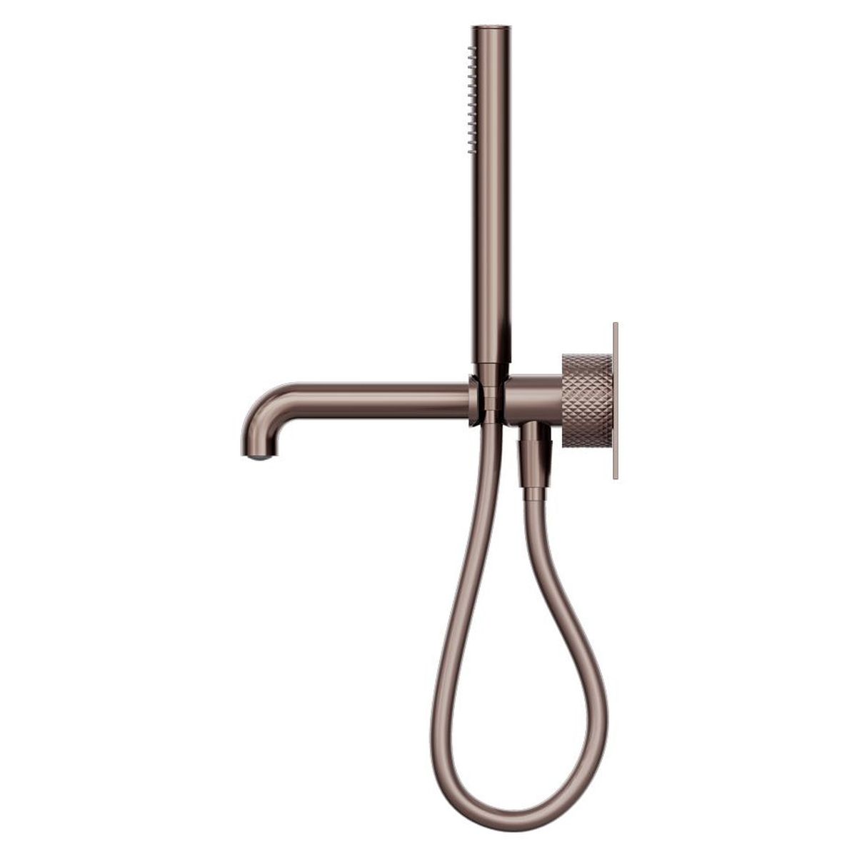 Opal Progressive Shower System With Spout 250mm - Brushed Bronze