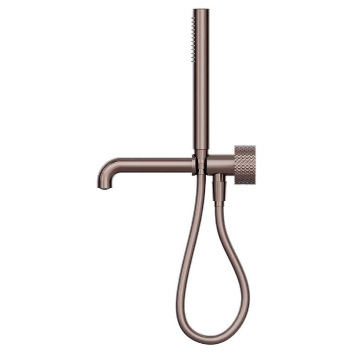 Opal Progressive Shower System Separate Plate With Spout 230mm - Brushed Bronze