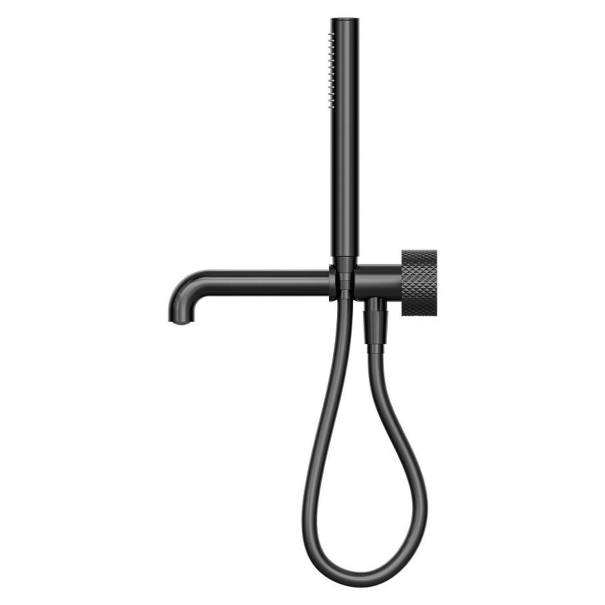Opal Progressive Shower System Separate Plate With Spout 230mm - Graphite