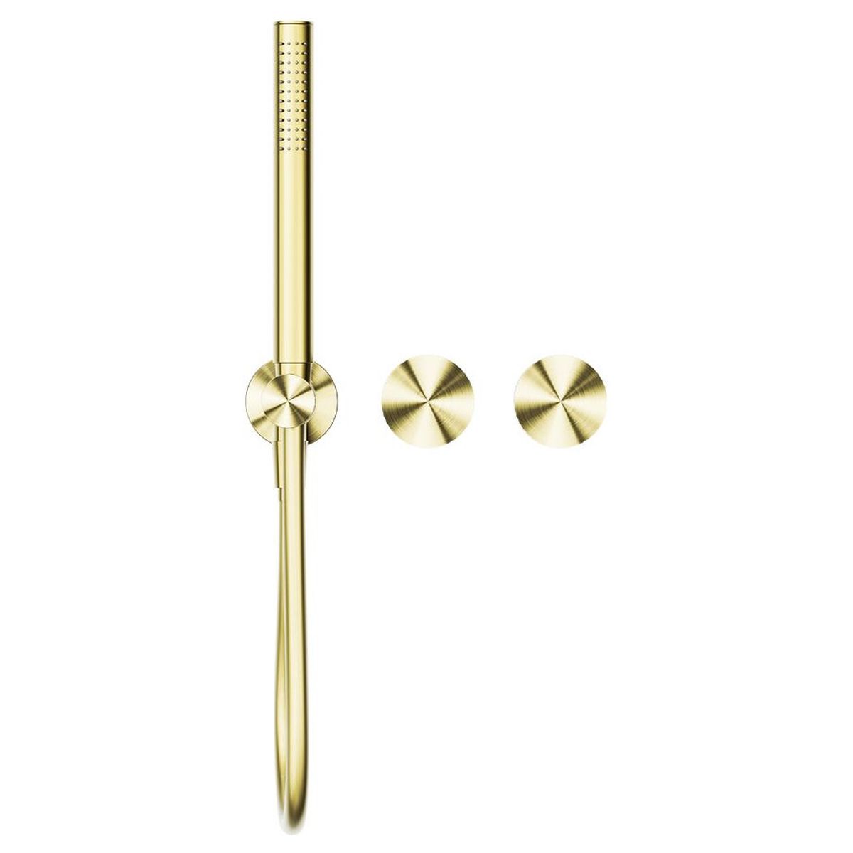 Opal Progressive Shower System Separate Plate - Brushed Gold