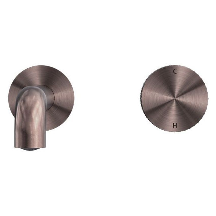Opal Progressive Wall Basin/Bath Set 120mm - Brushed Bronze