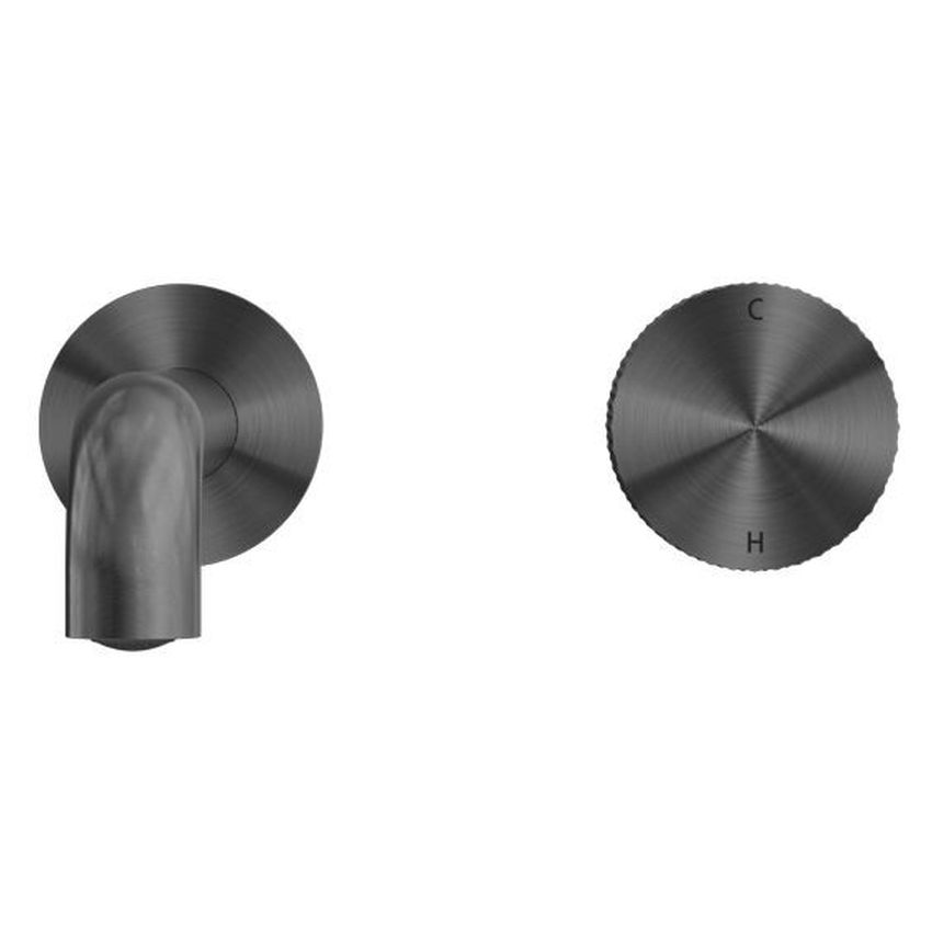 Opal Progressive Wall Basin/Bath Set 120mm - Graphite