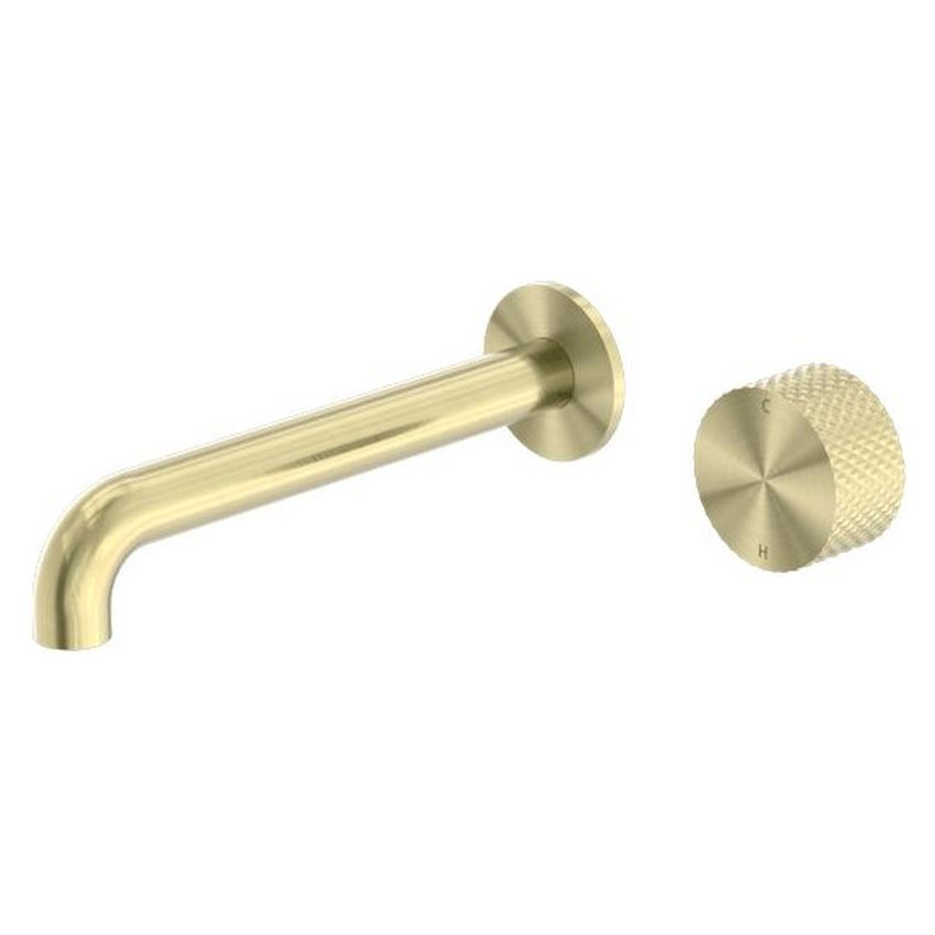 Opal Progressive Wall Basin/Bath Set 160mm - Brushed Gold
