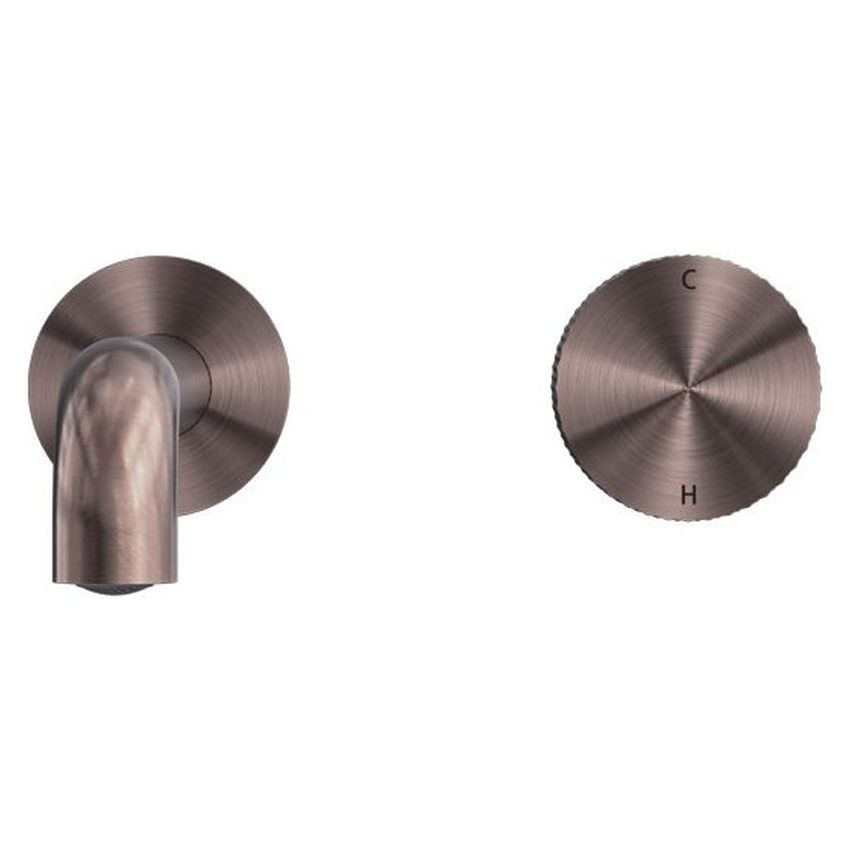 Opal Progressive Wall Basin/Bath Set 230mm - Brushed Bronze