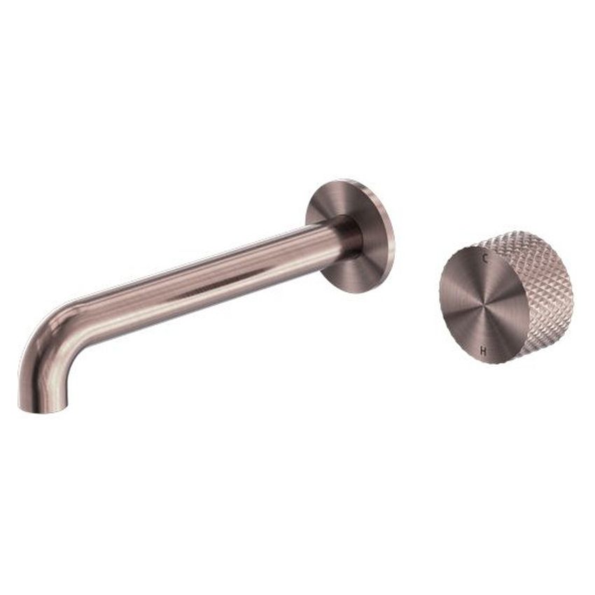 Opal Progressive Wall Basin/Bath Set 260mm - Brushed Bronze