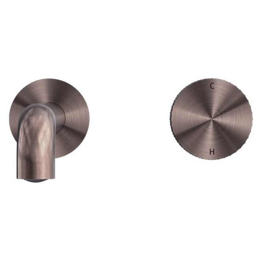 Opal Progressive Wall Basin/Bath Set 260mm - Brushed Bronze