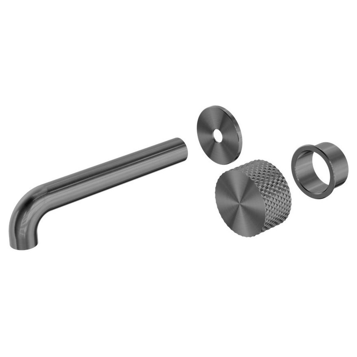 Opal Progressive Wall Basin/Bath Set Trim Kits Only 185mm Spout - Graphite