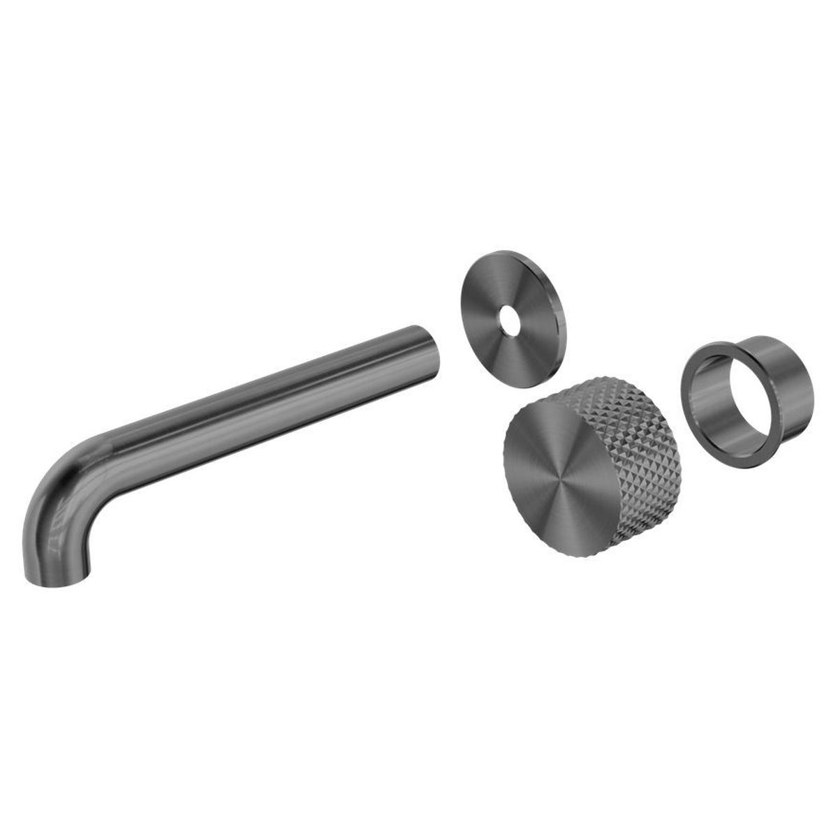 Opal Progressive Wall Basin/Bath Set Trim Kits Only 230mm Spout - Graphite