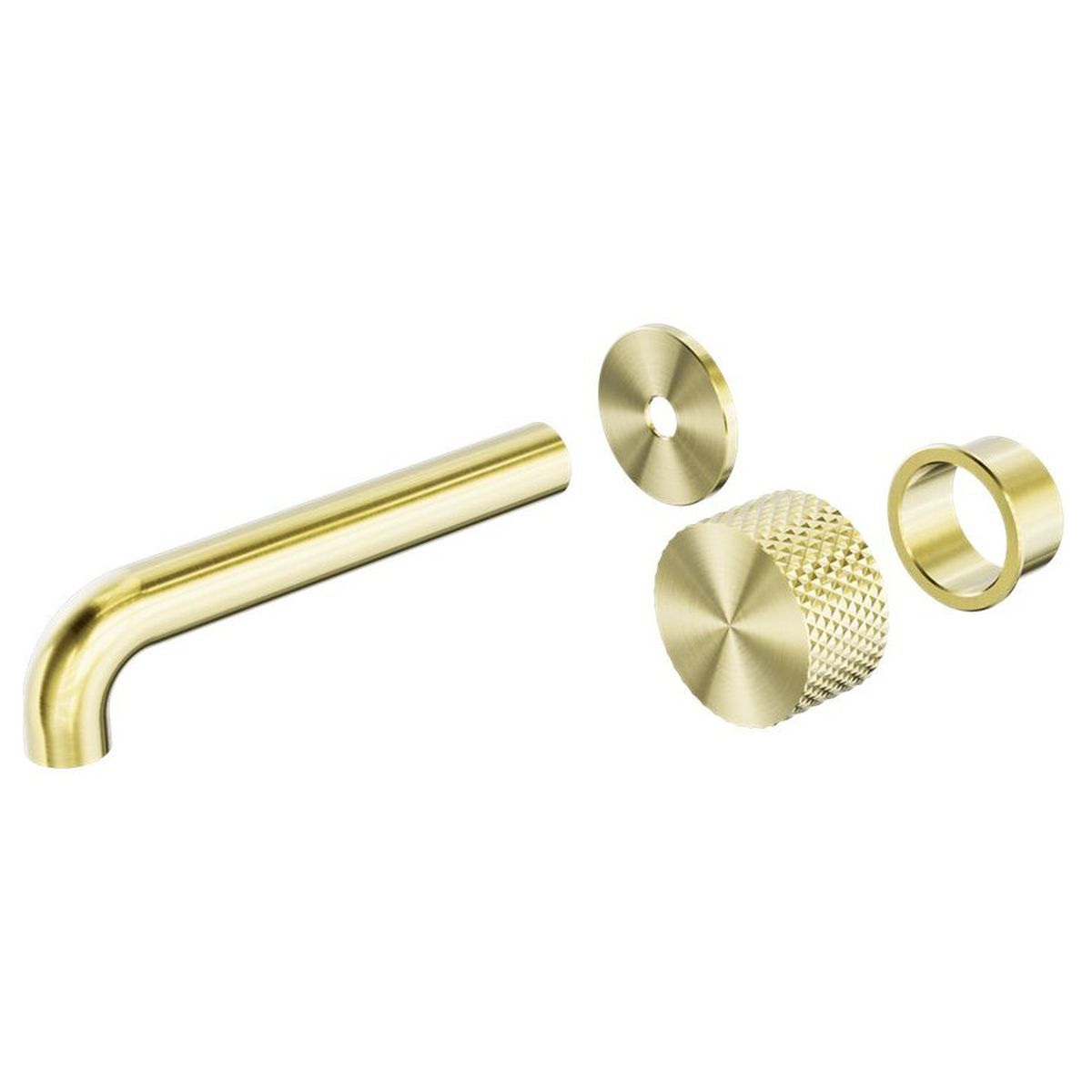 Opal Progressive Wall Basin/Bath Set Trim Kits Only 260mm Spout - Brushed Gold