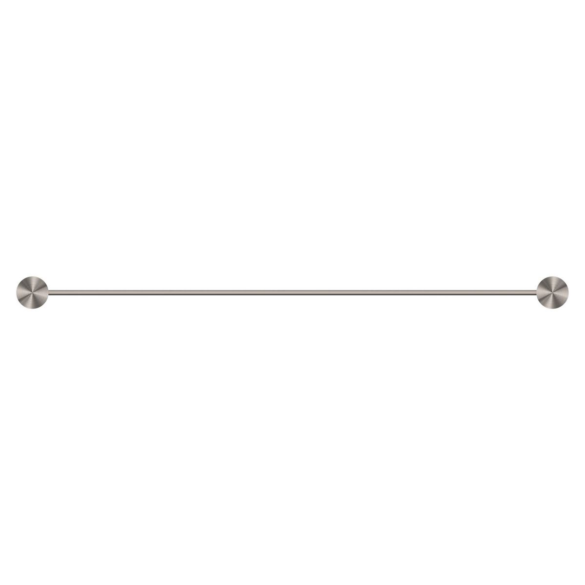 Opal Single Towel Rail 600mm - Brushed Nickel