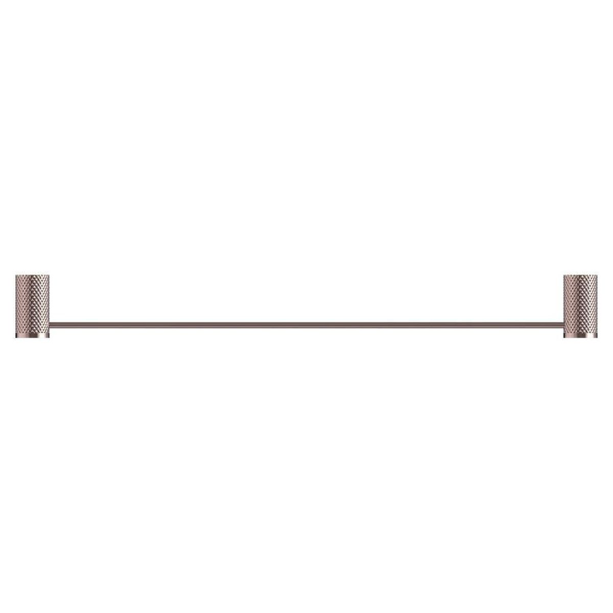 Opal Single Towel Rail 600mm - Brushed Bronze