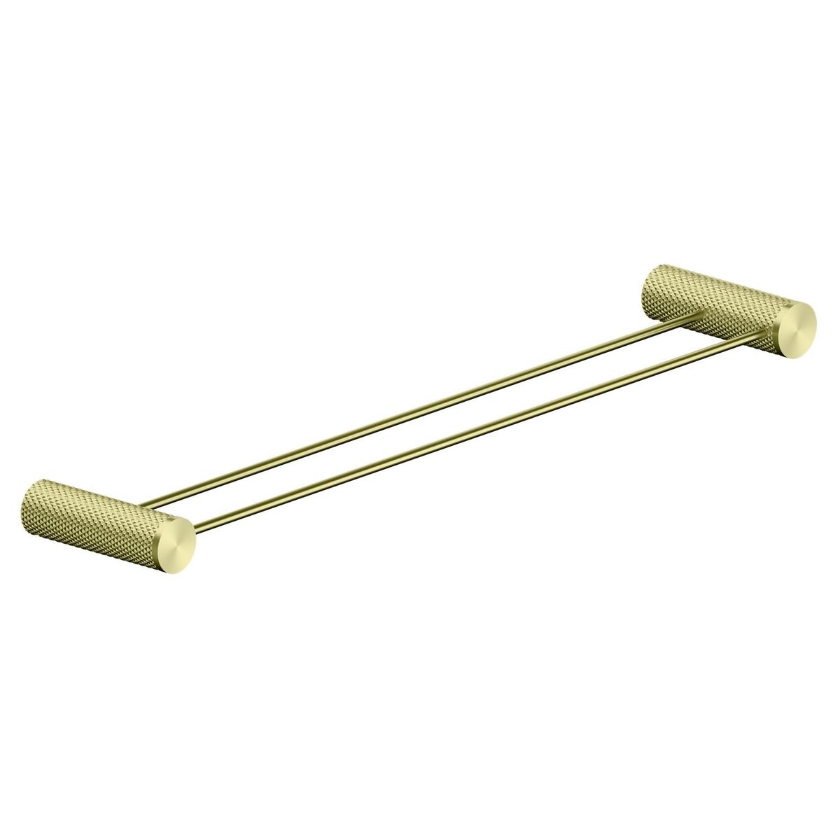 Opal Double Towel Rail 600mm - Brushed Gold