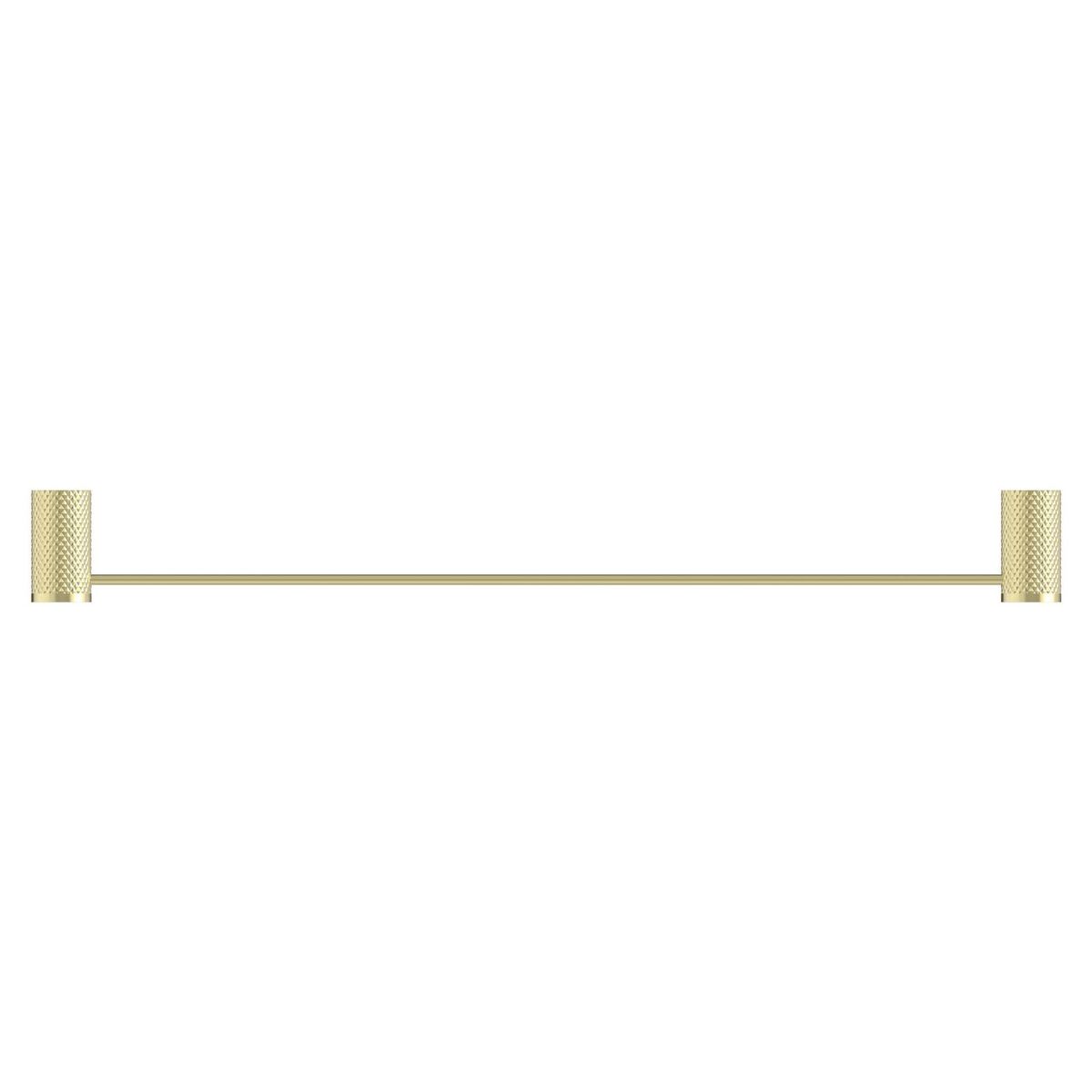 Opal Single Towel Rail 800mm - Brushed Gold
