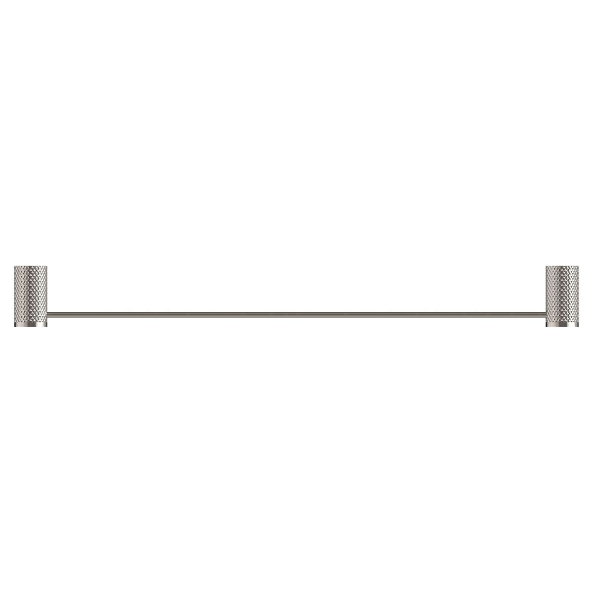 Opal Single Towel Rail 800mm - Brushed Nickel