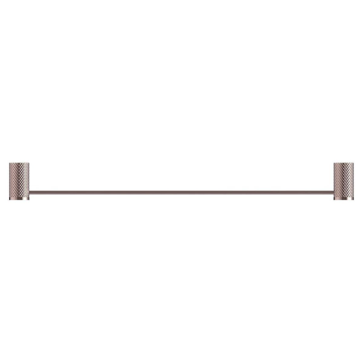Opal Single Towel Rail 800mm - Brushed Bronze