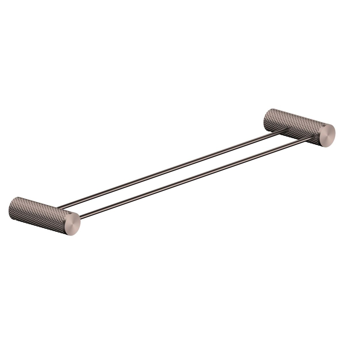 Opal Double Towel Rail 800mm - Brushed Bronze